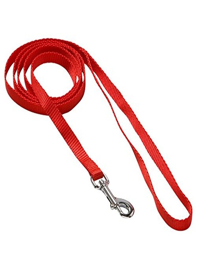Nema NM Nema Nylon Adjustable Training Dog Leash - Red - Medium - Image 1